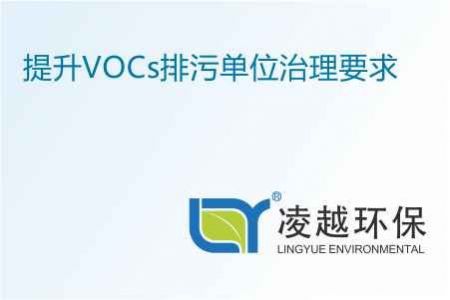 提升VOCs排污单位治理要求
